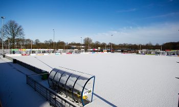 Geen gebruik van kunstgrasvelden bij sneeuw en ijzel