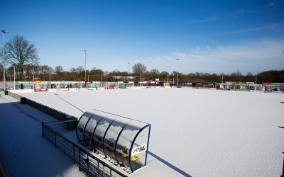 Gebruik kunstgrasvelden bij winterse omstandigheden