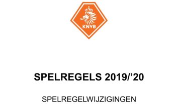 Spelregelwijzigingen m.i.v. voetbalseizoen 2019/2020