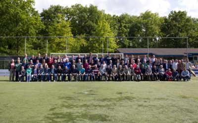 Reünie oud eerste elftallen vv Nunspeet