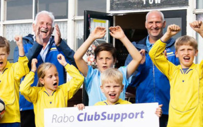 Uitreiking cheque’s Rabo ClubSupport
