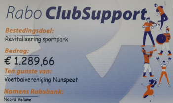 Cheque Rabo Clubsupport