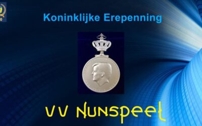 Koninklijke erepenning voor vv Nunspeet