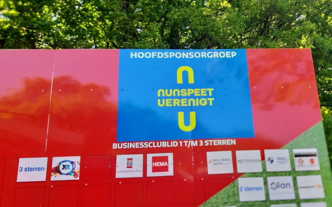 Hoofdsponsorgroep “NUNSPEET VERENIGT” van start