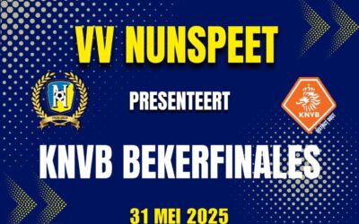 vv Nunspeet presenteert de KNVB District Oost Bekerfinales