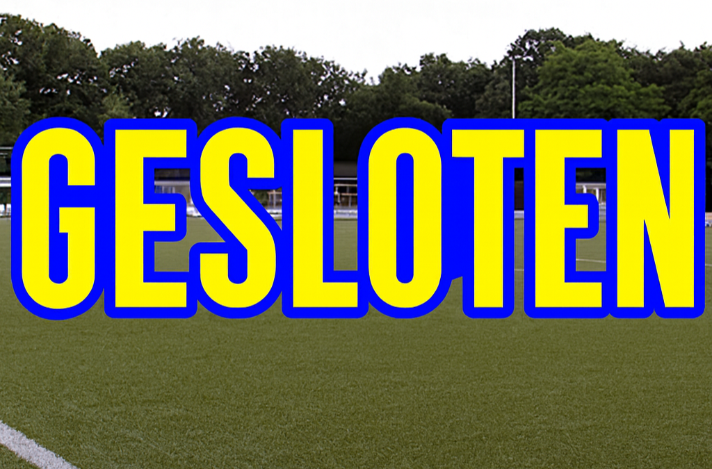 Sportpark gesloten van 17/12/2025 tot 05/01/2026 [up-date]