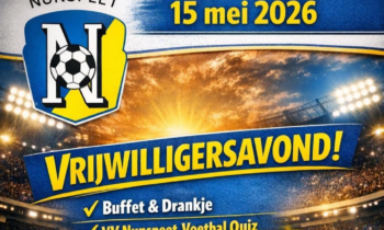 Uitnodiging Vrijwilligersavond vv Nunspeet [reminder]