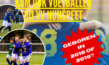 Kom Voetballen bij vv Nunspeet