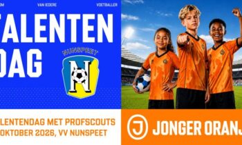 Jonger Oranje komt naar vv Nunspeet!