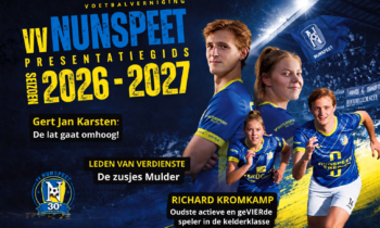 Uitreiking vv Nunspeet Presentatiegids seizoen 2026-2027