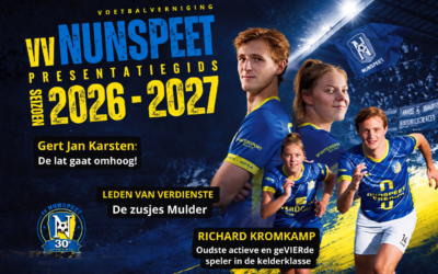 Uitreiking vv Nunspeet Presentatiegids seizoen 2026-2027