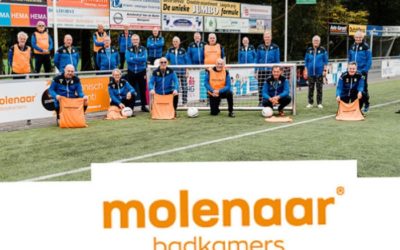 Molenaar badkamers sponsort Walking Football